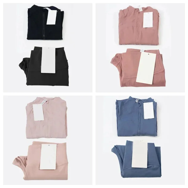 Women's 2-piece yoga suit classic stretch cardigan stand up collar jacket tight yoga pants fitness jogging set
Women's 2-piece yoga suit classic stretch cardigan stand up collar jacket tight yoga pants fitness jogging set