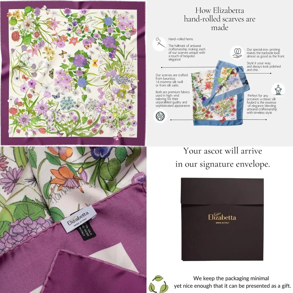 100% шелковые итальянские квадратные шарфы — женские 35 см ручной работы в Италии, модный аксессуар премиум-качества
100% шелковые итальянские квадратные шарфы — женские 35 см ручной работы в Италии, модный аксессуар премиум-качества