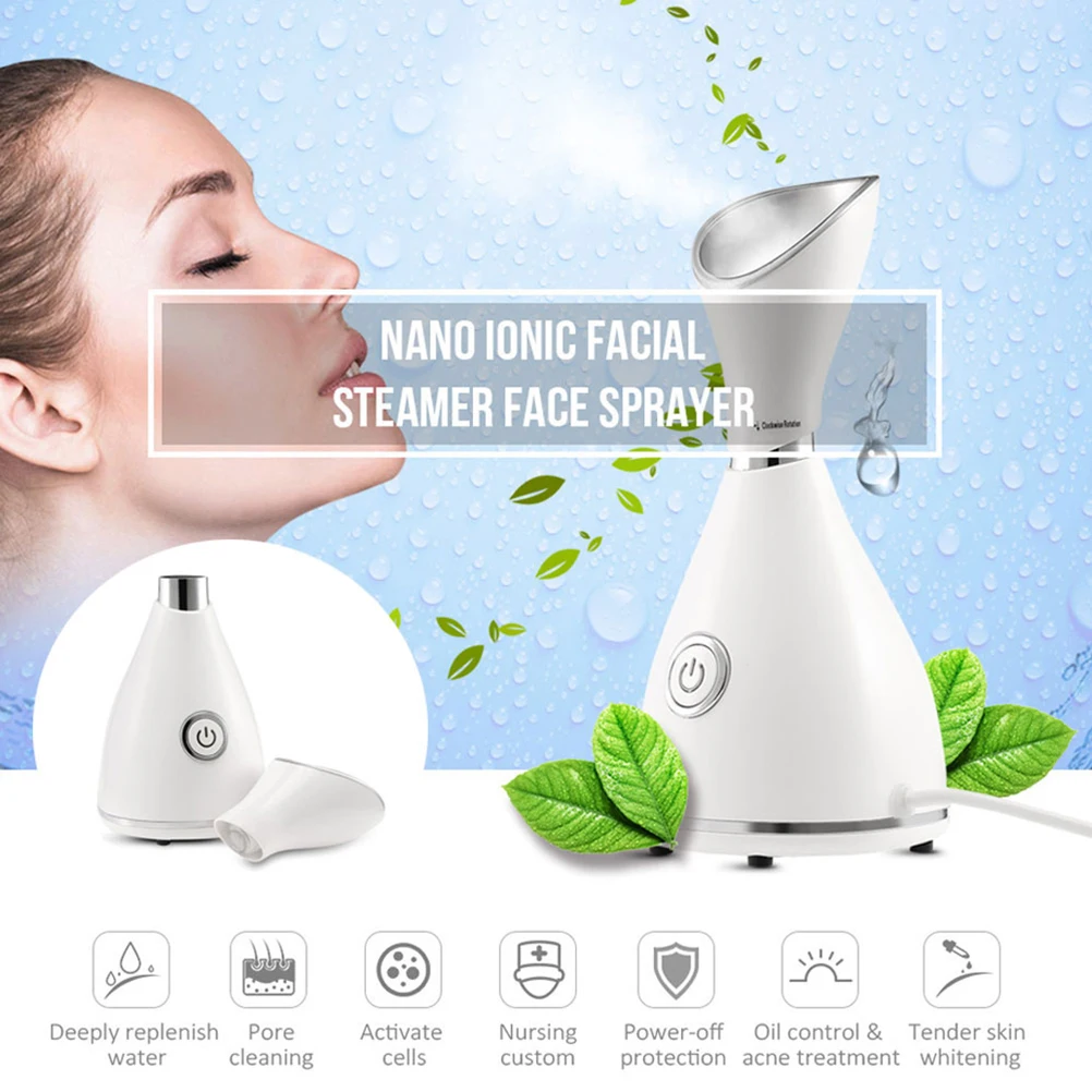 Nano Facial Steamer Hydrating Beauty Sprayer for Home Use Skin Care Functionality Blackhead Removal Steam Generator
Nano Facial Steamer Hydrating Beauty Sprayer for Home Use Skin Care Functionality Blackhead Removal Steam Generator