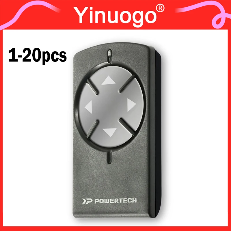 POWERTECH Gate Remote Control Garage Door Opener 433MHz Rolling Code POWERTECH PR2 PR4 PR1 Handheld Transmitter