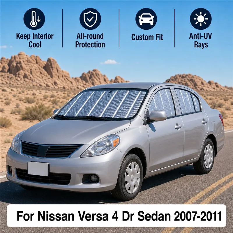 For Nissan Versa 4 Dr Sedan 2007-2011 Car Window Sunshades UV Block Privacy Heat Insulated Foldable Car Curtain
For Nissan Versa 4 Dr Sedan 2007-2011 Car Window Sunshades UV Block Privacy Heat Insulated Foldable Car Curtain