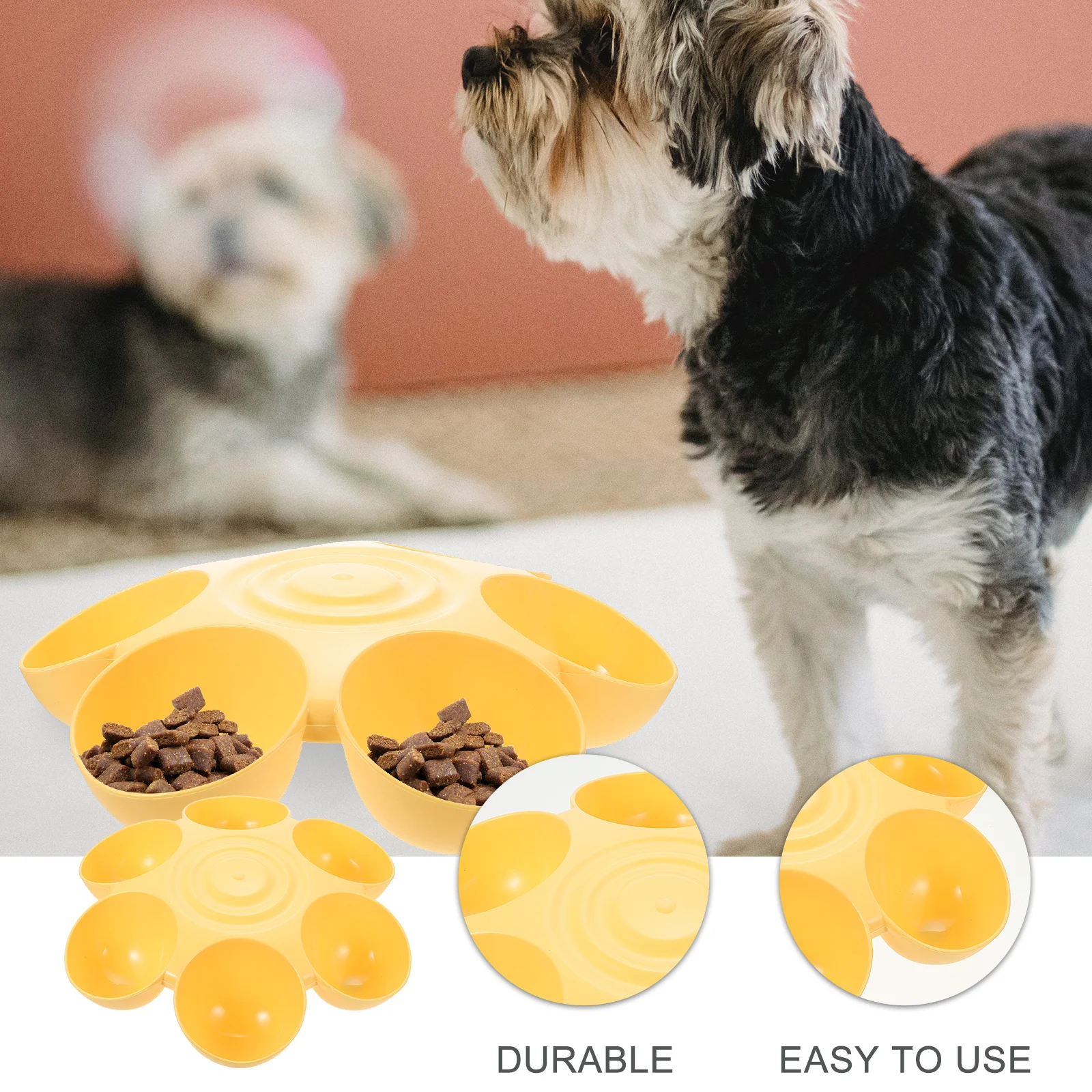 Flower Yellow Plastic Dog Plastic Cat Feeder Cat Feeder Travel Water Dish Multiple Pet Feeding Pet Feeding
Flower Yellow Plastic Dog Plastic Cat Feeder Cat Feeder Travel Water Dish Multiple Pet Feeding Pet Feeding