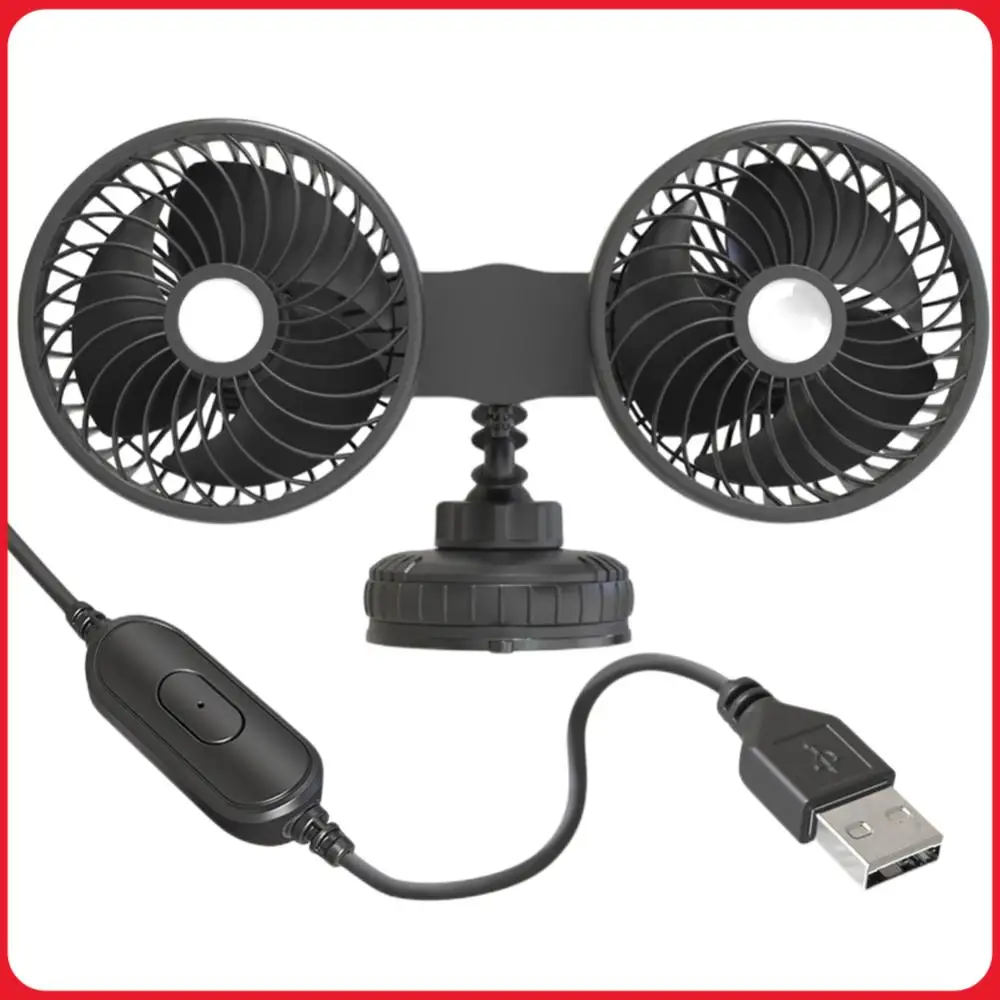 Auto Ventilation Fan USB Charging Auto Cooling Fan Dual Head Electric Car Circulator 360 Degree Rotation for Auto Sedan Mini Van
Auto Ventilation Fan USB Charging Auto Cooling Fan Dual Head Electric Car Circulator 360 Degree Rotation for Auto Sedan Mini Van