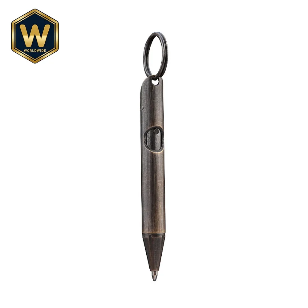 Brass Mini Retractable Portable Keychain Pocket Business Signature Pen Gift Ballpoint
Brass Mini Retractable Portable Keychain Pocket Business Signature Pen Gift Ballpoint