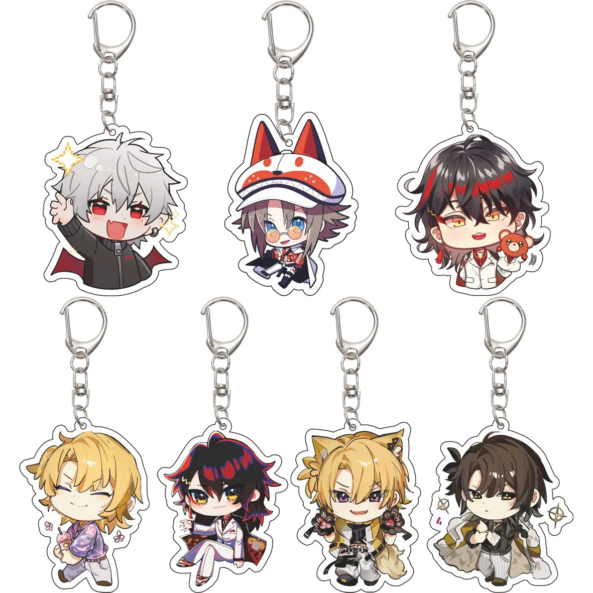 55MM Anime VTuber NIJISANJI EN Vox Akuma Luca Kaneshiro Mysta Rias Ike Eveland Shu Yamino Acrylic Key Chain Cute Chrismas Gifts
55MM Anime VTuber NIJISANJI EN Vox Akuma Luca Kaneshiro Mysta Rias Ike Eveland Shu Yamino Acrylic Key Chain Cute Chrismas Gifts