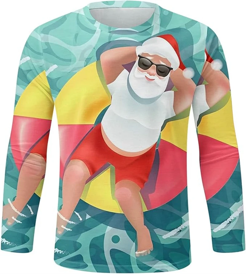 Christmas Costume 3D Print Funny Santa T-Shirts Men's Hip Hop Cosplay Long Sleeve T Shirt Harajuku Party Pullovers Kids Clothing
Christmas Costume 3D Print Funny Santa T-Shirts Men's Hip Hop Cosplay Long Sleeve T Shirt Harajuku Party Pullovers Kids Clothing