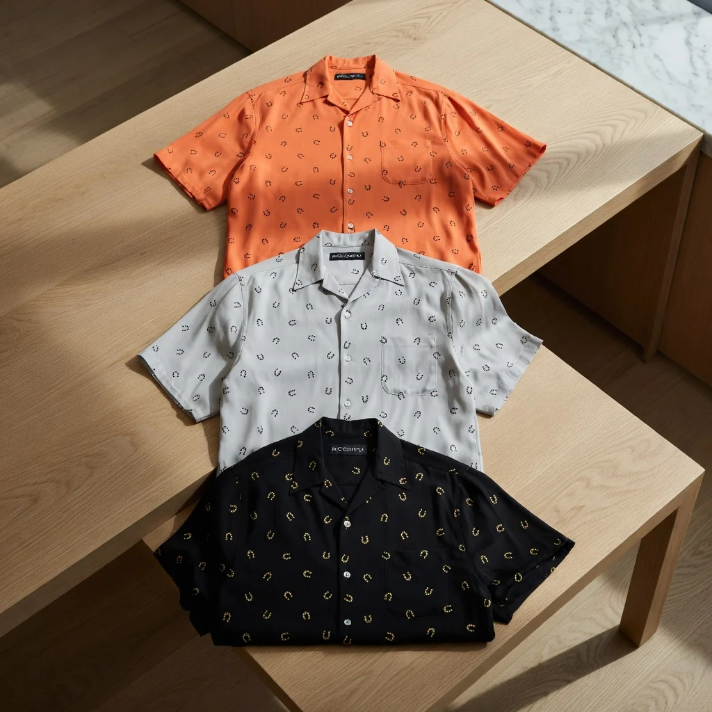 26ss Wacko Short Sleeved Horseshoe Print Short Sleeved Shirt for Summer Casual, High-quality Wacko Men's Clothing
26ss Wacko Short Sleeved Horseshoe Print Short Sleeved Shirt for Summer Casual, High-quality Wacko Men's Clothing
