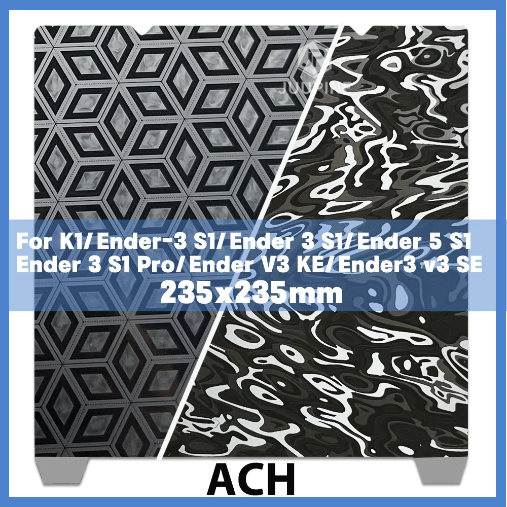 For Creality K1 Upgrade Parts 235x235mm Build Plate ACH Creality K1c Accessories 3d Printers Accessories Replace of Pei 235x235
For Creality K1 Upgrade Parts 235x235mm Build Plate ACH Creality K1c Accessories 3d Printers Accessories Replace of Pei 235x235