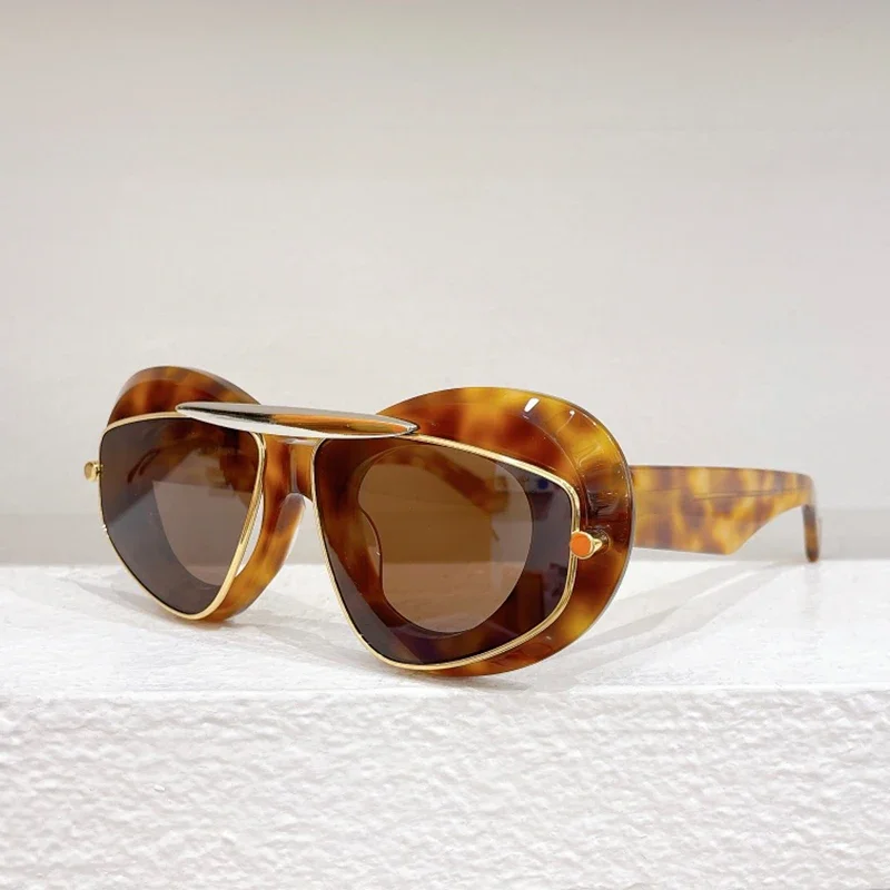 40120I Oval Cateye Sunglasses Acetate Classical Personalized Uv400 Handmade Metal Glasses Ladies Fashion Brand Eyeglasses
40120I Oval Cateye Sunglasses Acetate Classical Personalized Uv400 Handmade Metal Glasses Ladies Fashion Brand Eyeglasses