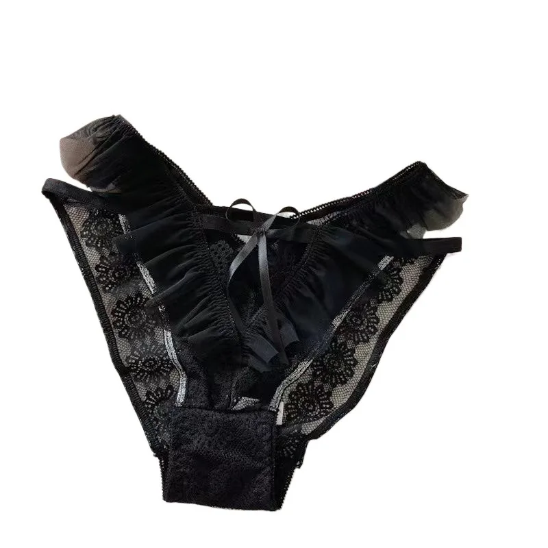 French High-end Design Sense Women's Pure Desire Sexy Lace Underwear Comfortable Breathable Thin Hollow Heart Briefs Quick-dry
French High-end Design Sense Women's Pure Desire Sexy Lace Underwear Comfortable Breathable Thin Hollow Heart Briefs Quick-dry