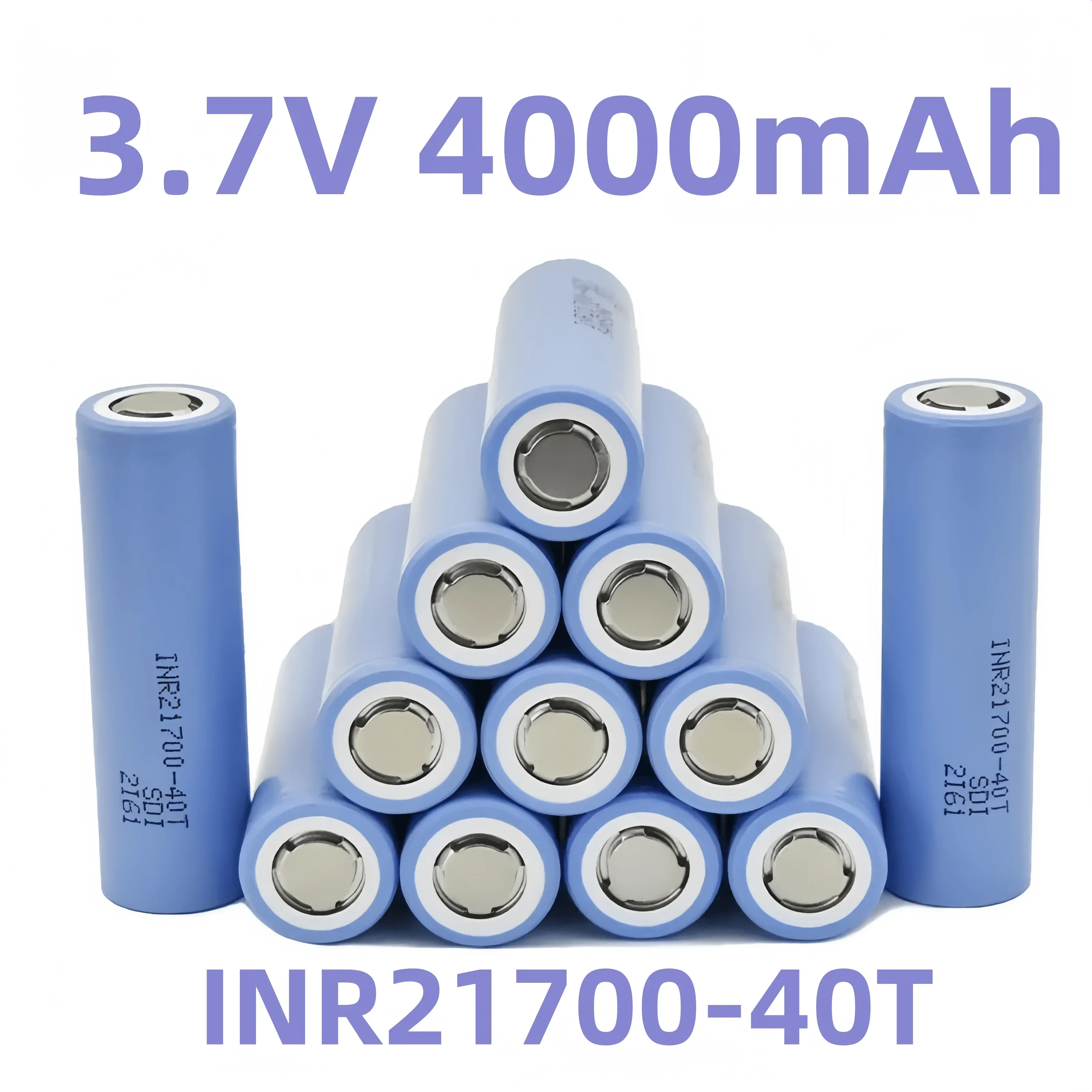 Литий-ионный перезаряжаемый аккумулятор большой емкости PK 40T, 100%, 21700 мАч, 30 А, 40 т, 4000 в, 3,7
Литий-ионный перезаряжаемый аккумулятор большой емкости PK 40T, 100%, 21700 мАч, 30 А, 40 т, 4000 в, 3,7