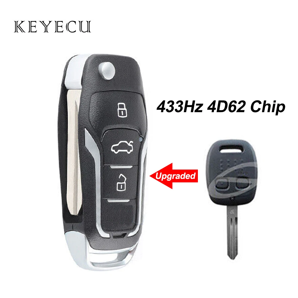 Upgraded Flip Remote Car Key Fob 2 Buttons 433Hz 4D62 Chip for Subaru Impreza Forester Outback
Upgraded Flip Remote Car Key Fob 2 Buttons 433Hz 4D62 Chip for Subaru Impreza Forester Outback