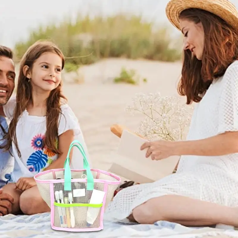 Beach Mesh Bag Lightweight Mesh Tote Mesh Beach Bag Sandproof Pockets Beach Tote Bag Pocket Beach Waterproof For Vacation Kids
Beach Mesh Bag Lightweight Mesh Tote Mesh Beach Bag Sandproof Pockets Beach Tote Bag Pocket Beach Waterproof For Vacation Kids