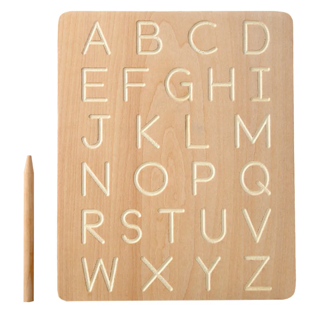 1Set Wooden Alphabet Tracing Board for Learning Letters Spelling and Recognition Safe Smooth Educational Writing Practice
1Set Wooden Alphabet Tracing Board for Learning Letters Spelling and Recognition Safe Smooth Educational Writing Practice