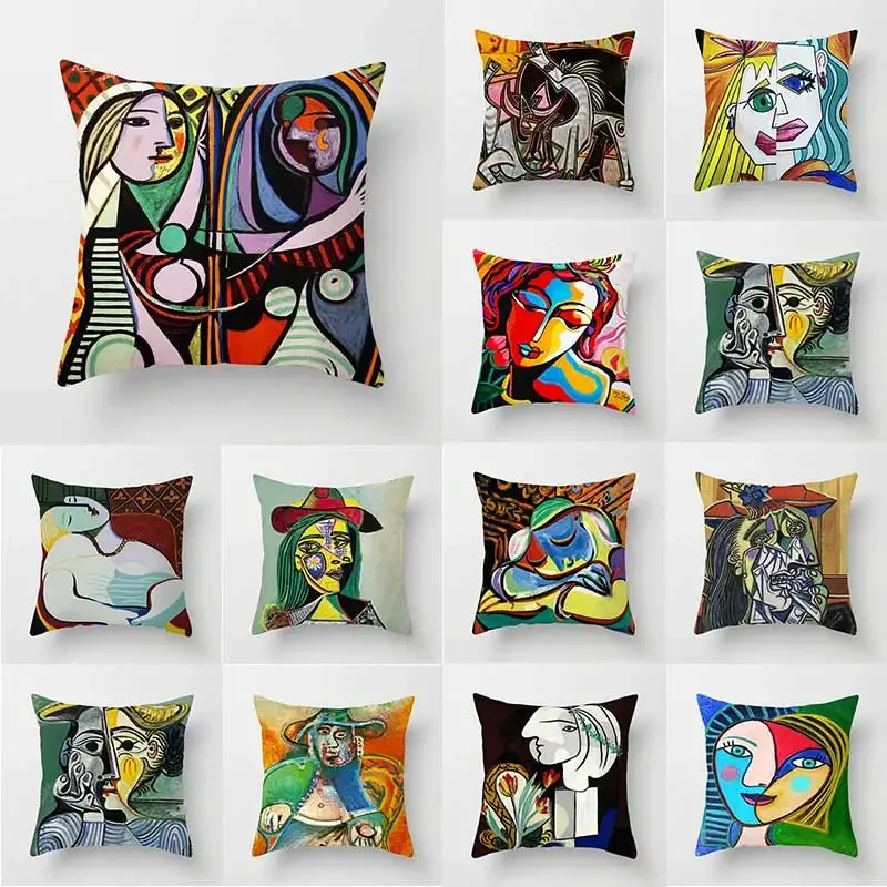 Abstract Woman Pillow Art case Sofa Decoration Polyester Picasso Oil Painting Print
Abstract Woman Pillow Art case Sofa Decoration Polyester Picasso Oil Painting Print