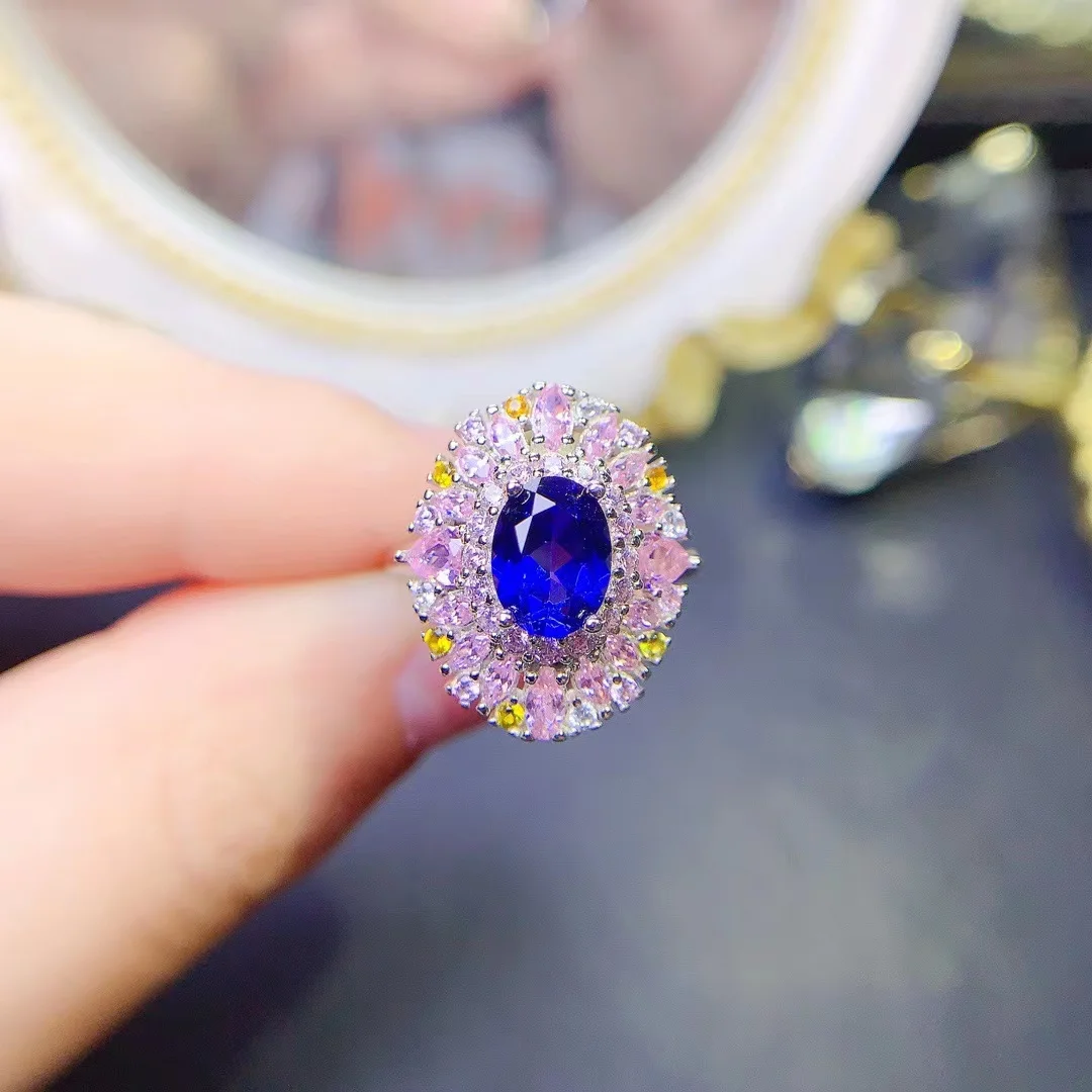 Natural Sapphire Ring 925 Sterling Silver Ladies Gift Luxury Jewelry Designer Sri Lankan Sapphire
Natural Sapphire Ring 925 Sterling Silver Ladies Gift Luxury Jewelry Designer Sri Lankan Sapphire