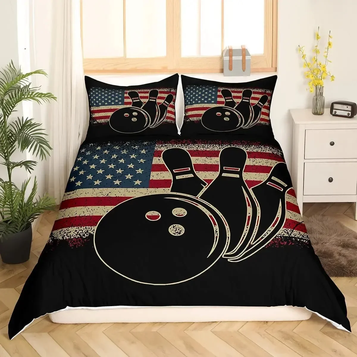 3D Print Bowling Bedding Set, Sports Games Comforter Cover Twin Full Size for Kids Boys Girls Children Fashion Quilt Cover Set
3D Print Bowling Bedding Set, Sports Games Comforter Cover Twin Full Size for Kids Boys Girls Children Fashion Quilt Cover Set