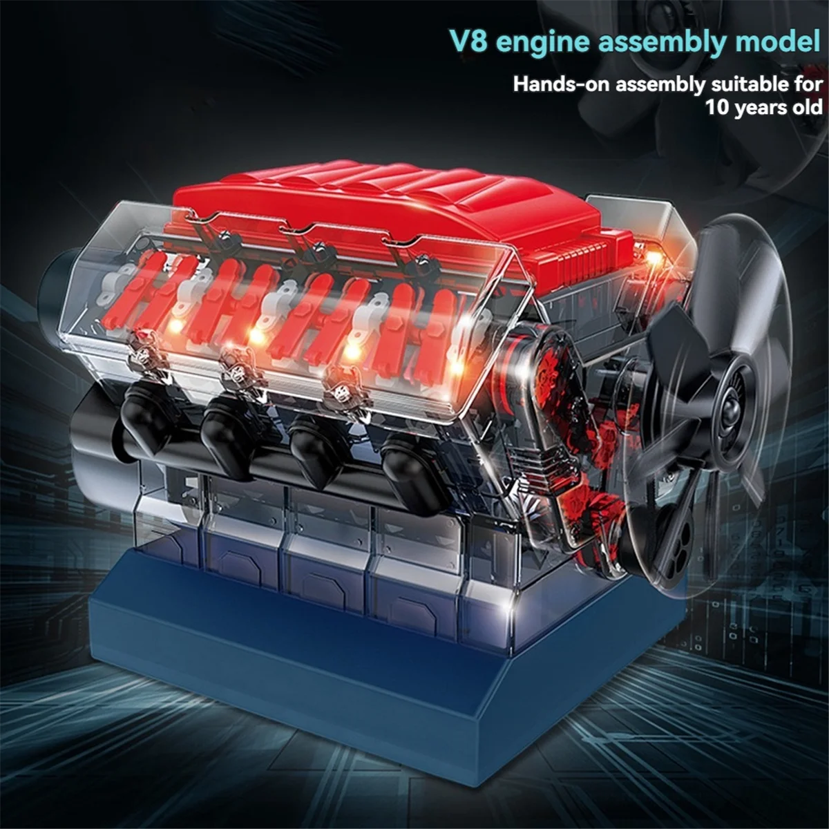 X65A_DIY V8 Engine Model Assembly Kit Eight Cylinder Engine Model Building High-Tech Educational Experiment Toy Gift
X65A_DIY V8 Engine Model Assembly Kit Eight Cylinder Engine Model Building High-Tech Educational Experiment Toy Gift