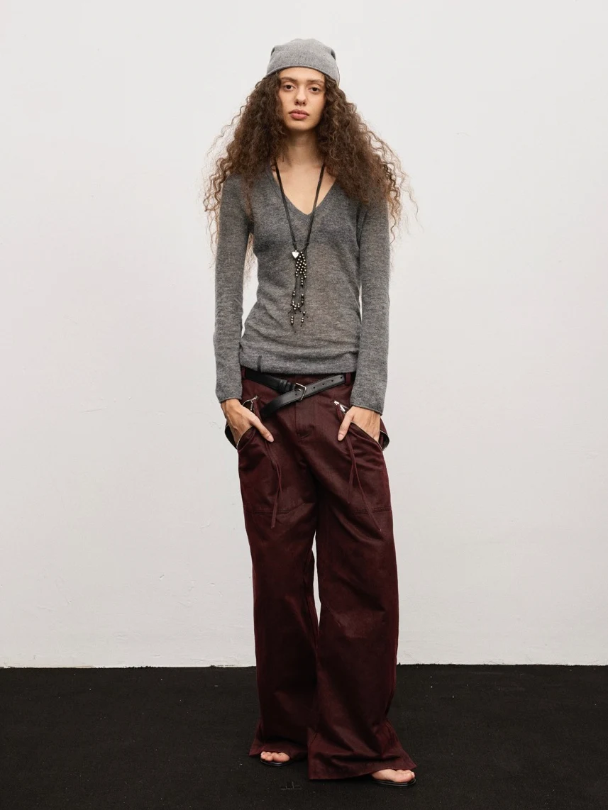 Женский тонкий вязаный свитер с V-образным вырезом, базовый слой, повседневный, длинный рукав, смесь нейлона и верблюжьей шерсти, осенний...
Женский тонкий вязаный свитер с V-образным вырезом, базовый слой, повседневный, длинный рукав, смесь нейлона и верблюжьей шерсти, осенний...