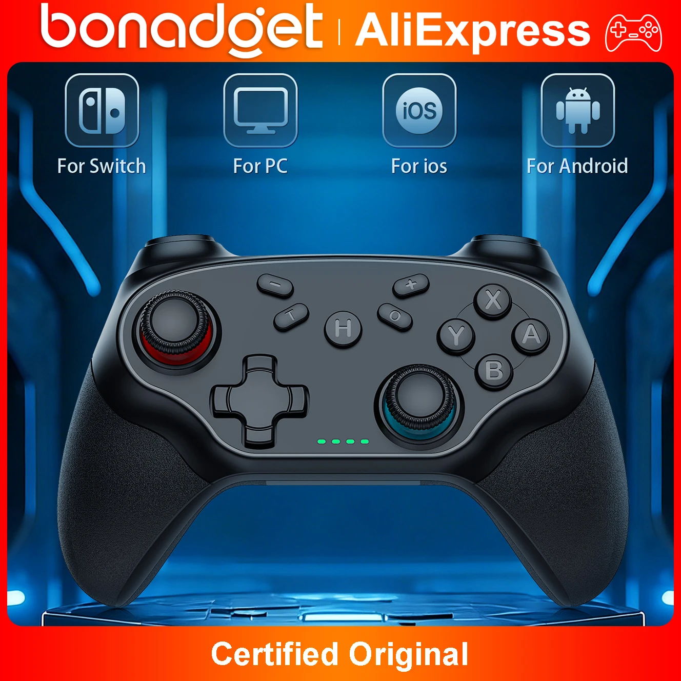 Gamepads For Switch Oled/Lite/PC/Android/IOS Wireless Controller 6-axis Gyro Joystick Turbo Dual Vibration Game Remote Controle
Gamepads For Switch Oled/Lite/PC/Android/IOS Wireless Controller 6-axis Gyro Joystick Turbo Dual Vibration Game Remote Controle