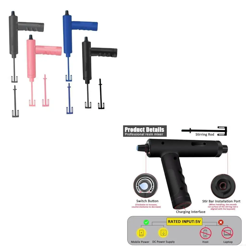 Электрическая мешалка для эпоксидной смолы, электрическая мешалка для смолы, портативный инструмент для изготовления ювелирных с
Электрическая мешалка для эпоксидной смолы, электрическая мешалка для смолы, портативный инструмент для изготовления ювелирных с