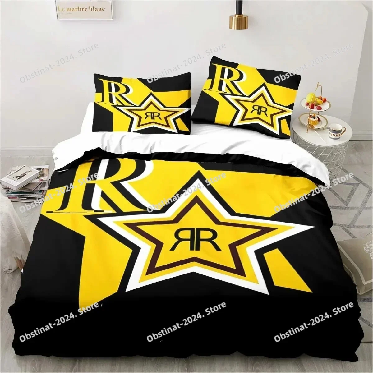 2025 3D D-Drinks Rockstar Energy Sheets Bedding Dormitory Sheets 3 piece Bedding Set Soft Warm Quilt Cover Full Queen King Size
2025 3D D-Drinks Rockstar Energy Sheets Bedding Dormitory Sheets 3 piece Bedding Set Soft Warm Quilt Cover Full Queen King Size
