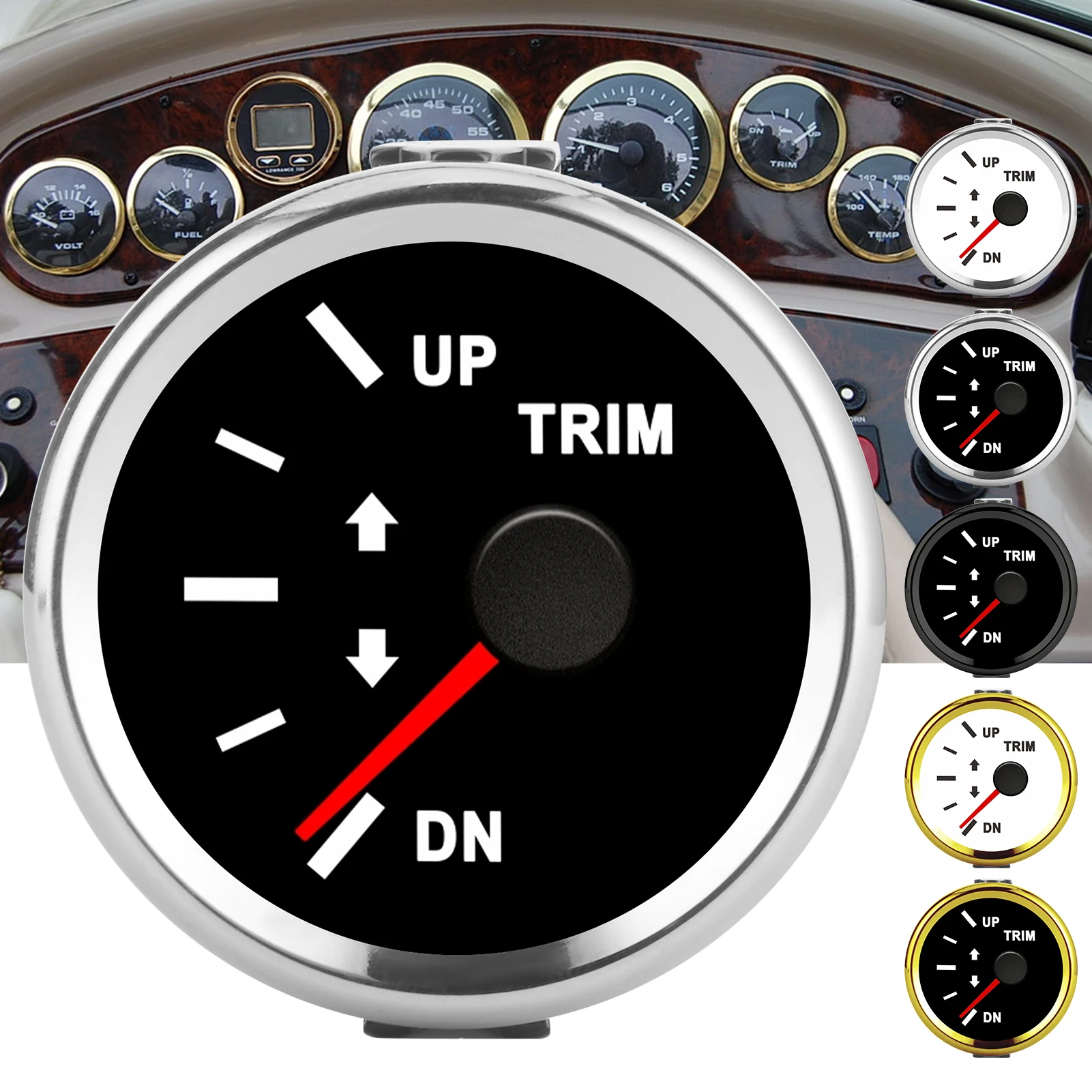 Balance Gauge Meter Boat Trim Balance Gauge Meter IP67 Waterproof with Red Backlight 52mm Ship Yacht Marine Yacht Trim Gauge
Balance Gauge Meter Boat Trim Balance Gauge Meter IP67 Waterproof with Red Backlight 52mm Ship Yacht Marine Yacht Trim Gauge