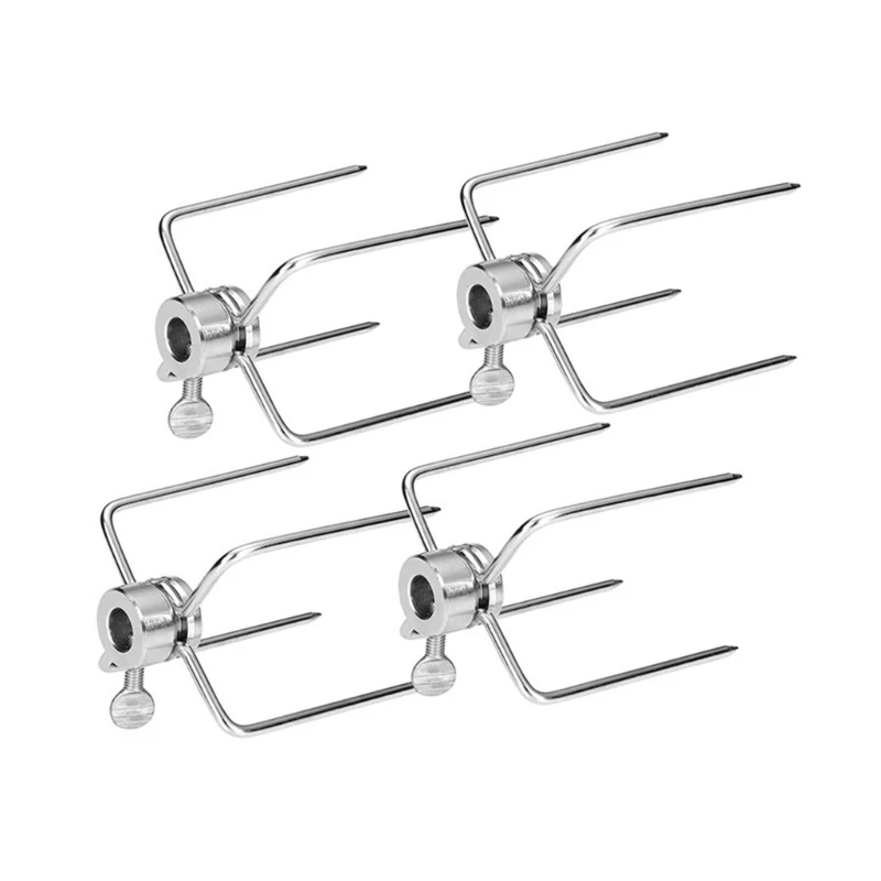 Pack of 4 Rotisserie Forks Set Long Lasting Barbecue Skewers Easy to Clean Dropshipping
Pack of 4 Rotisserie Forks Set Long Lasting Barbecue Skewers Easy to Clean Dropshipping