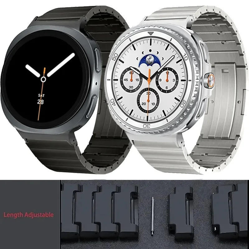 Metal Quick Titanium Strap For Samsung Galaxy Watch 8 40/44mm Classic 46mm Replacement Wristband For Galaxy Watch 8-7 Ultra 47mm
Metal Quick Titanium Strap For Samsung Galaxy Watch 8 40/44mm Classic 46mm Replacement Wristband For Galaxy Watch 8-7 Ultra 47mm