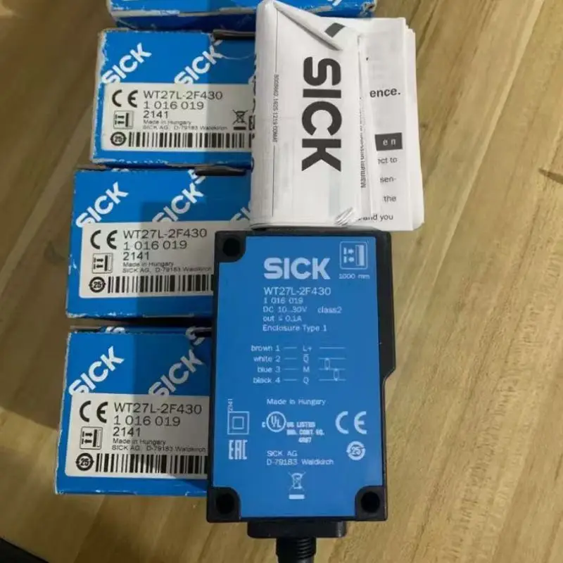 New 1016019 WT27L-2F430 photoelectric switch for quick delivery
New 1016019 WT27L-2F430 photoelectric switch for quick delivery