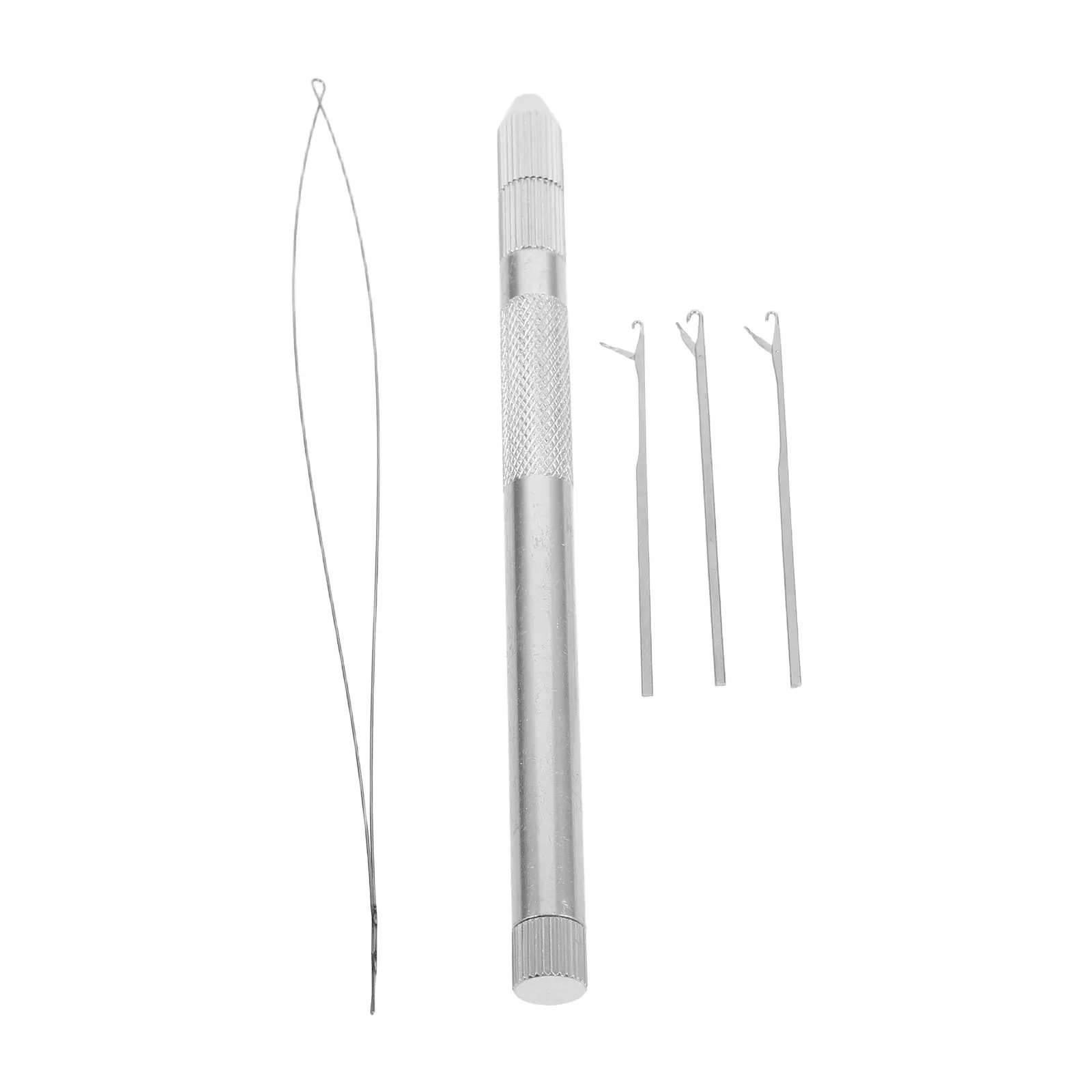1Set Hair Extension Crochet Hook Needle Aluminum Handle Hardwearing Hair Beader Tool DIY Dreadlocks Braiding Tool
1Set Hair Extension Crochet Hook Needle Aluminum Handle Hardwearing Hair Beader Tool DIY Dreadlocks Braiding Tool