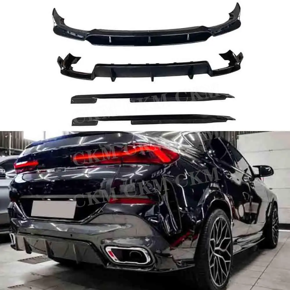 CKMUUER Carbon Fiber Front Lip Side Skirts Rear Bumper Diffuser Splitters for BMW X6 G06 M Sport 2020 - 2022 ABS Car Body Kits
CKMUUER Carbon Fiber Front Lip Side Skirts Rear Bumper Diffuser Splitters for BMW X6 G06 M Sport 2020 - 2022 ABS Car Body Kits
