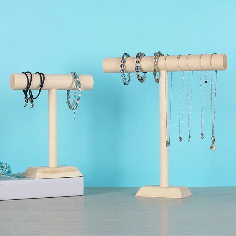 Wood T Shape Bracelet Display Stand Holder Bangle Watch Hairband Necklace Jewelry Storage Rack Jewellery Counter Showcase Props
Wood T Shape Bracelet Display Stand Holder Bangle Watch Hairband Necklace Jewelry Storage Rack Jewellery Counter Showcase Props