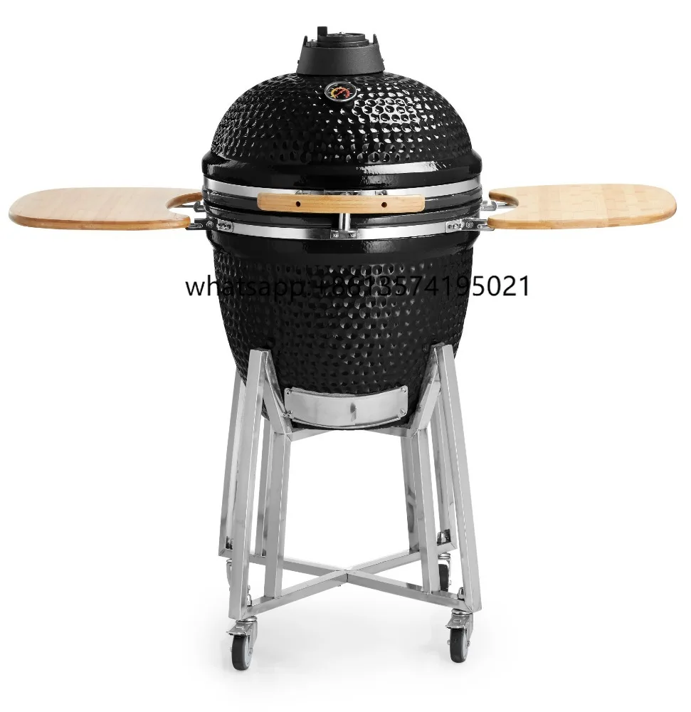 Auplex BBQ Kamado Ceramic Charcoal 21-inch Classic Barbecue Grill With Side Table for Outdoor Garden Camping
Auplex BBQ Kamado Ceramic Charcoal 21-inch Classic Barbecue Grill With Side Table for Outdoor Garden Camping