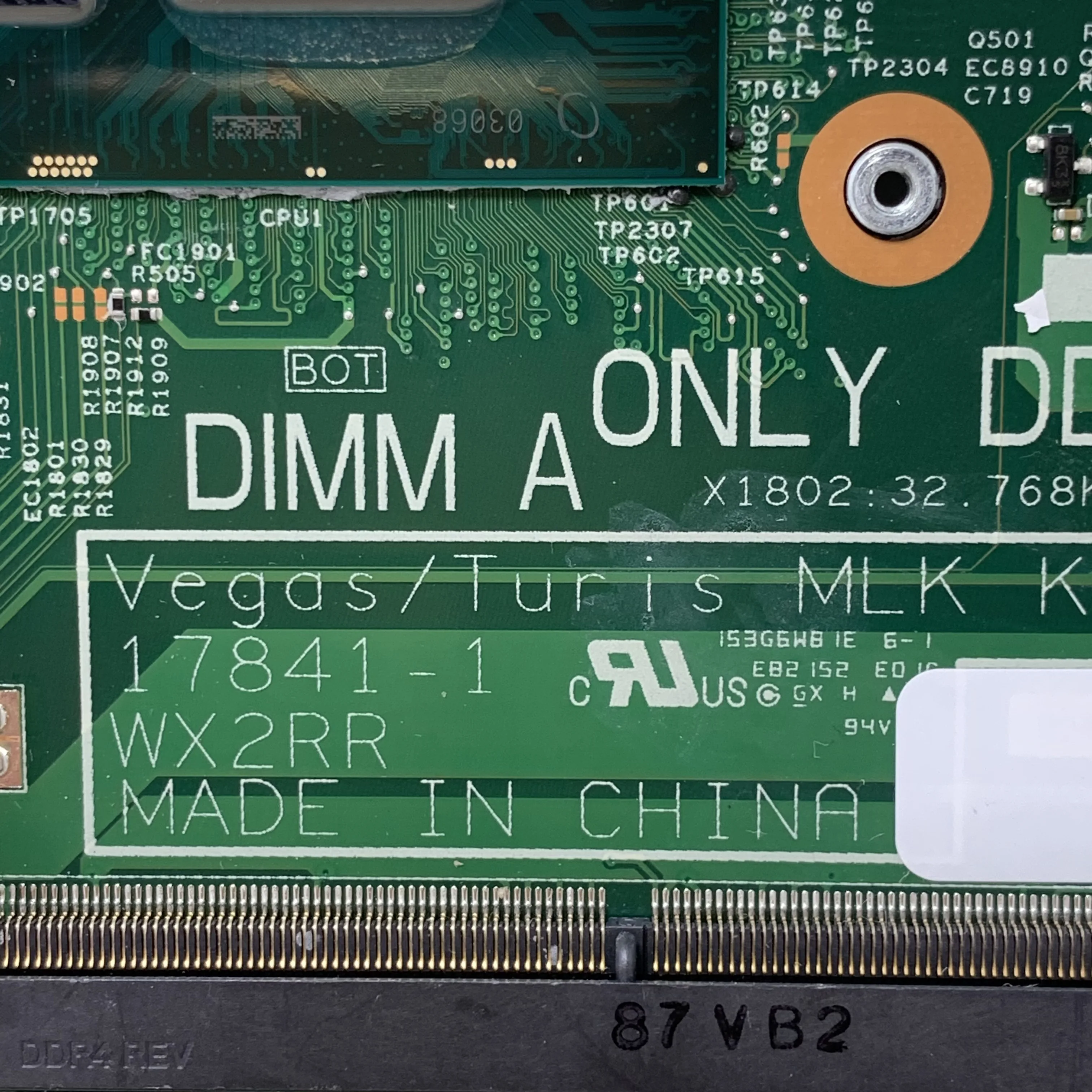 CN-00NCNG 00NCNG 0NCNG W/ SR3W0 I3-8130U CPU High Quality Mainboard For Dell 3576 Laptop Motherboard 17841-1 100% Full Tested OK
CN-00NCNG 00NCNG 0NCNG W/ SR3W0 I3-8130U CPU High Quality Mainboard For Dell 3576 Laptop Motherboard 17841-1 100% Full Tested OK