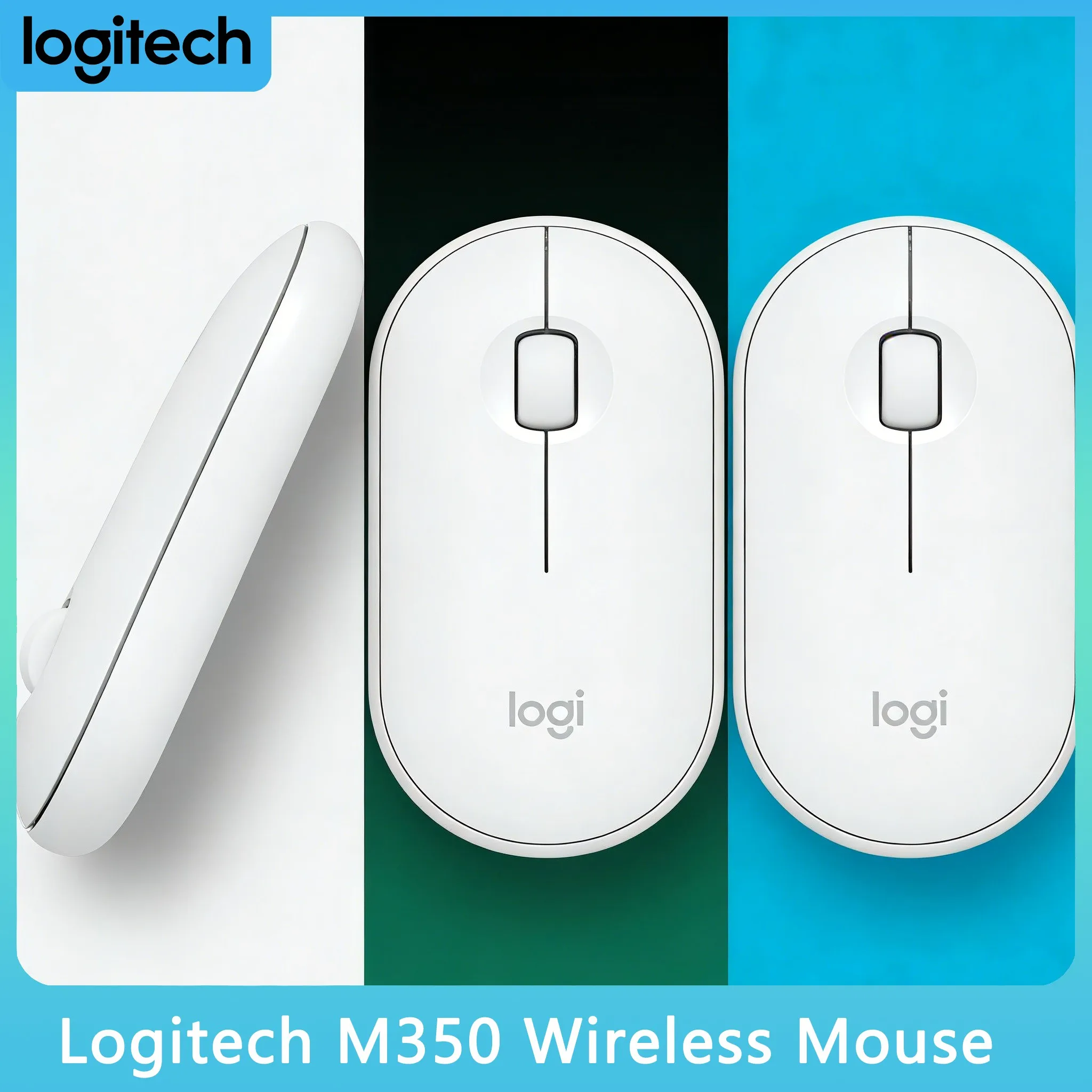 Logitech M350 - Soft Rounded Edges For All-Day Comfort