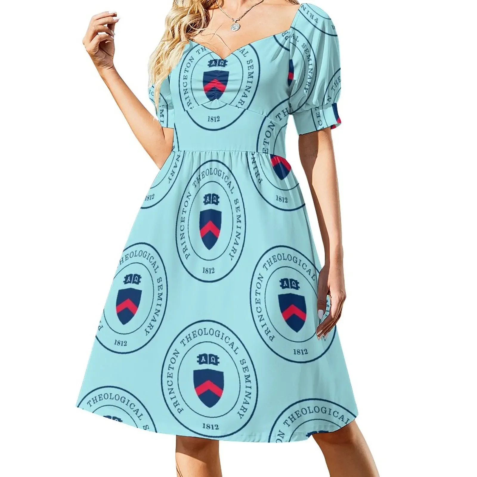 Princeton Theological Seminary Short-Sleeved Dress chic and elegant woman dress Woman clothing women's summer clothing 2025
Princeton Theological Seminary Short-Sleeved Dress chic and elegant woman dress Woman clothing women's summer clothing 2025