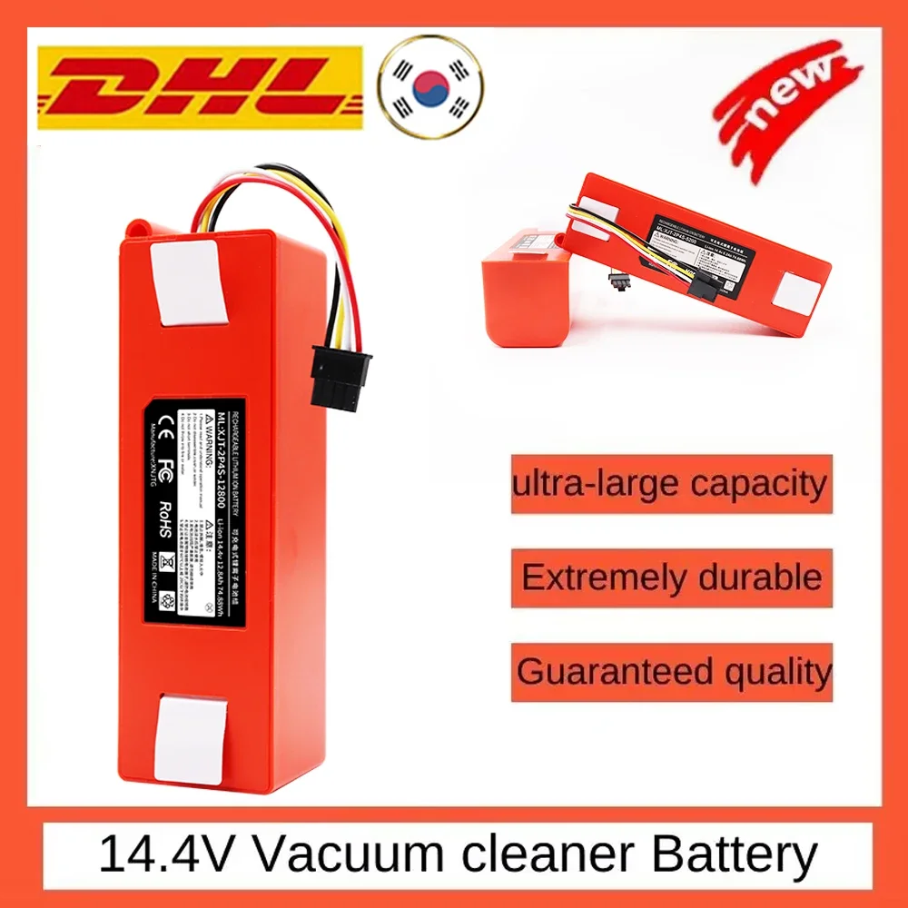 14.4V BRR-2P4S-5200S Robotic Vacuum Cleaner Battery For Xiaomi Roborock S55 S60 S65 S50 S51 S5 MAX S6 Part E45/S45,original cell
14.4V BRR-2P4S-5200S Robotic Vacuum Cleaner Battery For Xiaomi Roborock S55 S60 S65 S50 S51 S5 MAX S6 Part E45/S45,original cell
