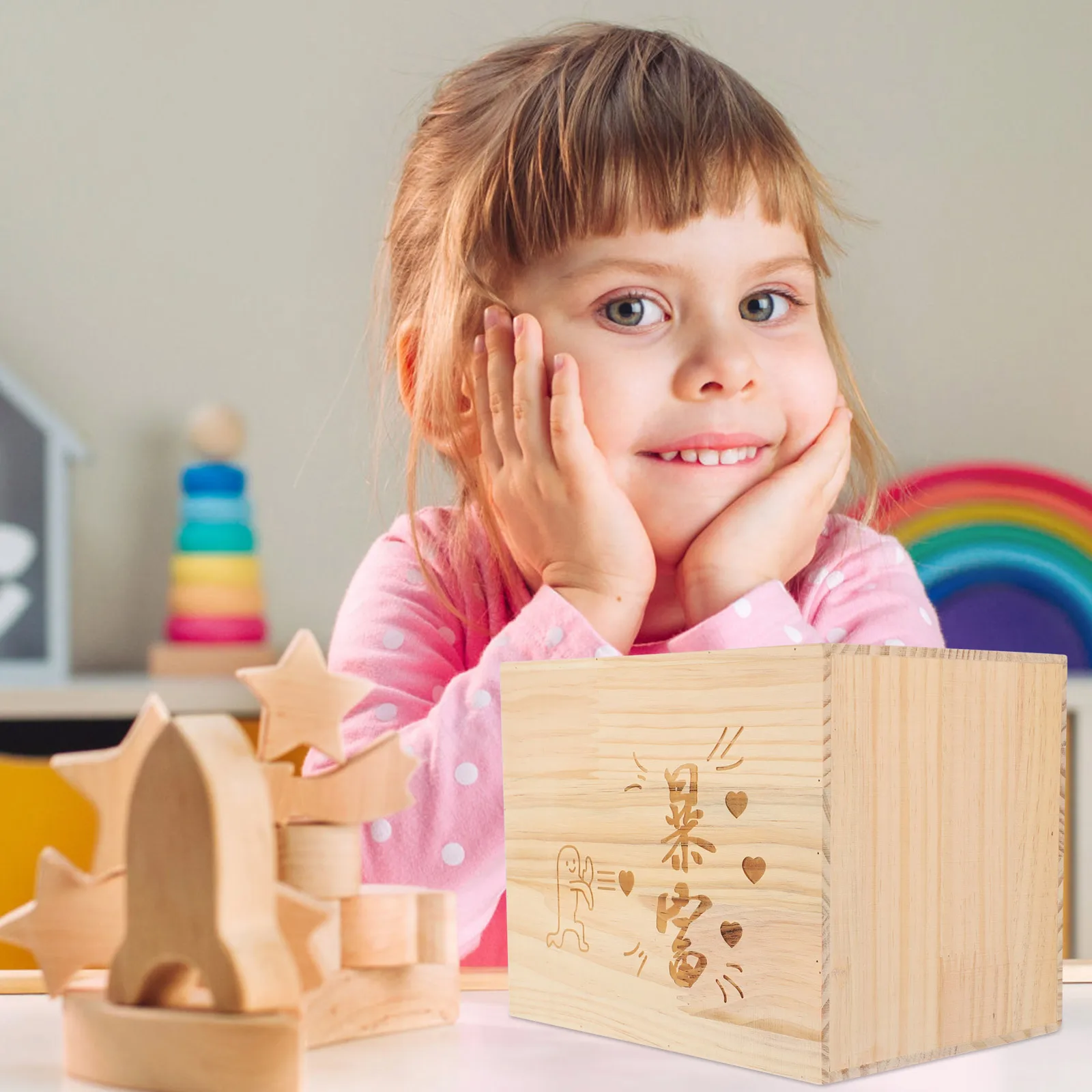 Cute Children's Piggy Bank Rustic Wooden Cash Jar Big Capacity Kids Girls Gift Holder Decorative Small Money Box Storage Banks
Cute Children's Piggy Bank Rustic Wooden Cash Jar Big Capacity Kids Girls Gift Holder Decorative Small Money Box Storage Banks