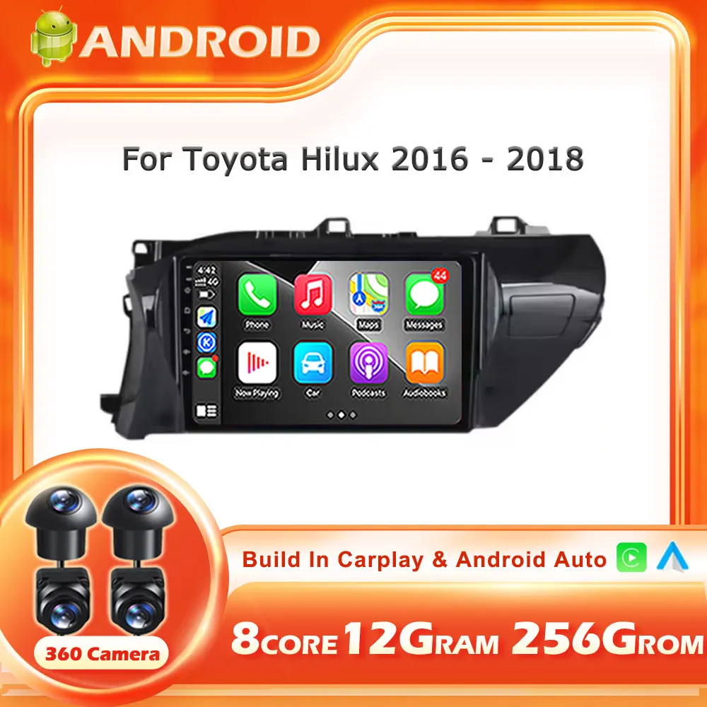 Автомобильный радиоприемник Carplay с экраном 2K, мультимедийный плеер Android 14 для Toyota Hilux 2016-2018 NO 2din, авторадио, стерео головное устройство
Автомобильный радиоприемник Carplay с экраном 2K, мультимедийный плеер Android 14 для Toyota Hilux 2016-2018 NO 2din, авторадио, стерео головное устройство