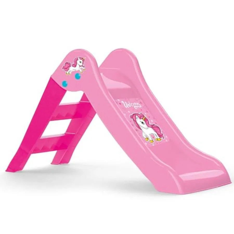 Unicorn Pink Indoor/Outdoor Toy Slide: Foldable Slope, 2-Step Ladder, Durable Plastic, Playground Equipment for Toddlers Ages 2
Unicorn Pink Indoor/Outdoor Toy Slide: Foldable Slope, 2-Step Ladder, Durable Plastic, Playground Equipment for Toddlers Ages 2