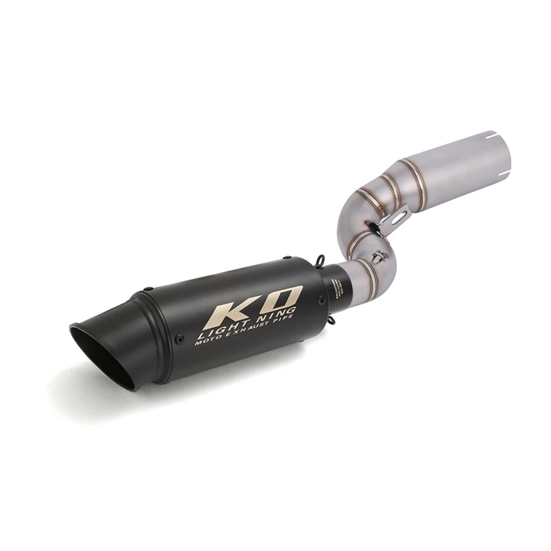 Motorcycle Exhaust Mid Link Pipe 51mm Muffler Escape With DB Killer Slip On Modified For Duke 390 250 125/390 SMC R 2025 2026
Motorcycle Exhaust Mid Link Pipe 51mm Muffler Escape With DB Killer Slip On Modified For Duke 390 250 125/390 SMC R 2025 2026