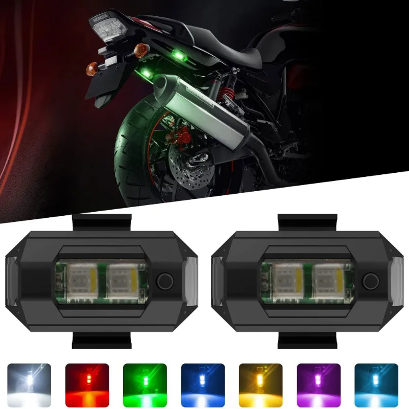 Moto Flashing Anti-collision Warning Light 3 Colors Universal Led Aircraft Strobe Lights USB Charging Motorcycle Turn Signal
Moto Flashing Anti-collision Warning Light 3 Colors Universal Led Aircraft Strobe Lights USB Charging Motorcycle Turn Signal