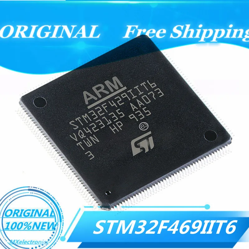 1PCS/LOT 100%NEW STM32F469IIT6 Integrated Circuits Operational Amplifier Single Chip Microcomputer LQFP-176
1PCS/LOT 100%NEW STM32F469IIT6 Integrated Circuits Operational Amplifier Single Chip Microcomputer LQFP-176