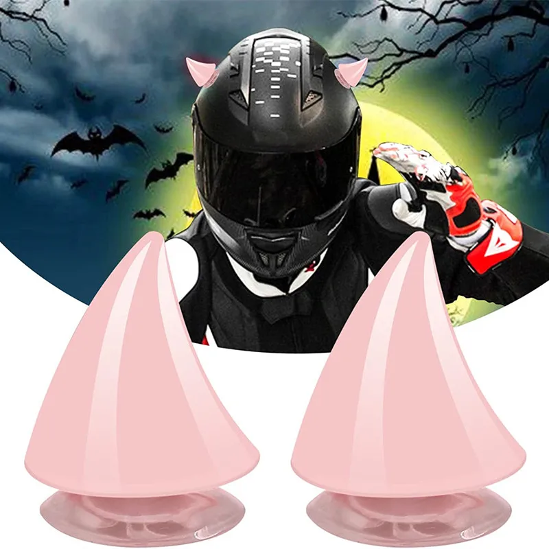 2pcs Motorcycle Helmet Horn, Rubber Helmet Devil Horn with Suction Cups Bicycle Motorbike Helmet Decoration Accessories
2pcs Motorcycle Helmet Horn, Rubber Helmet Devil Horn with Suction Cups Bicycle Motorbike Helmet Decoration Accessories