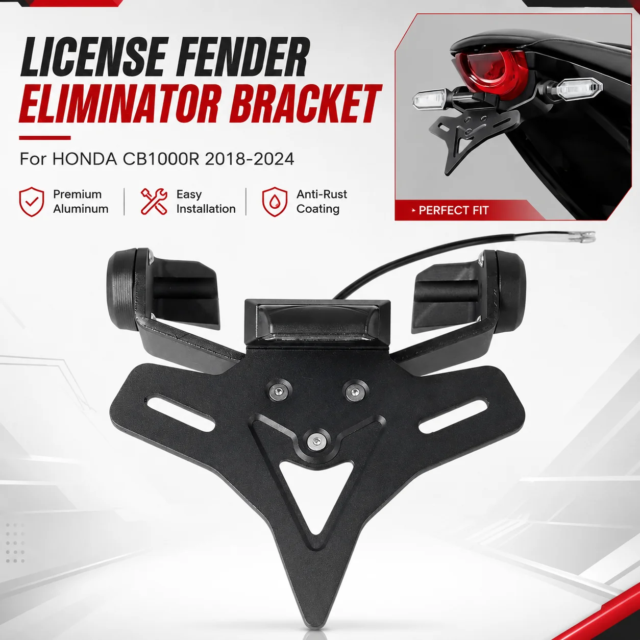 For HONDA CB1000R CB 1000 R 2018-2024 UP Motorcycle Rear Short Tail Stock License Holder Tailstock Frame Bracket
For HONDA CB1000R CB 1000 R 2018-2024 UP Motorcycle Rear Short Tail Stock License Holder Tailstock Frame Bracket