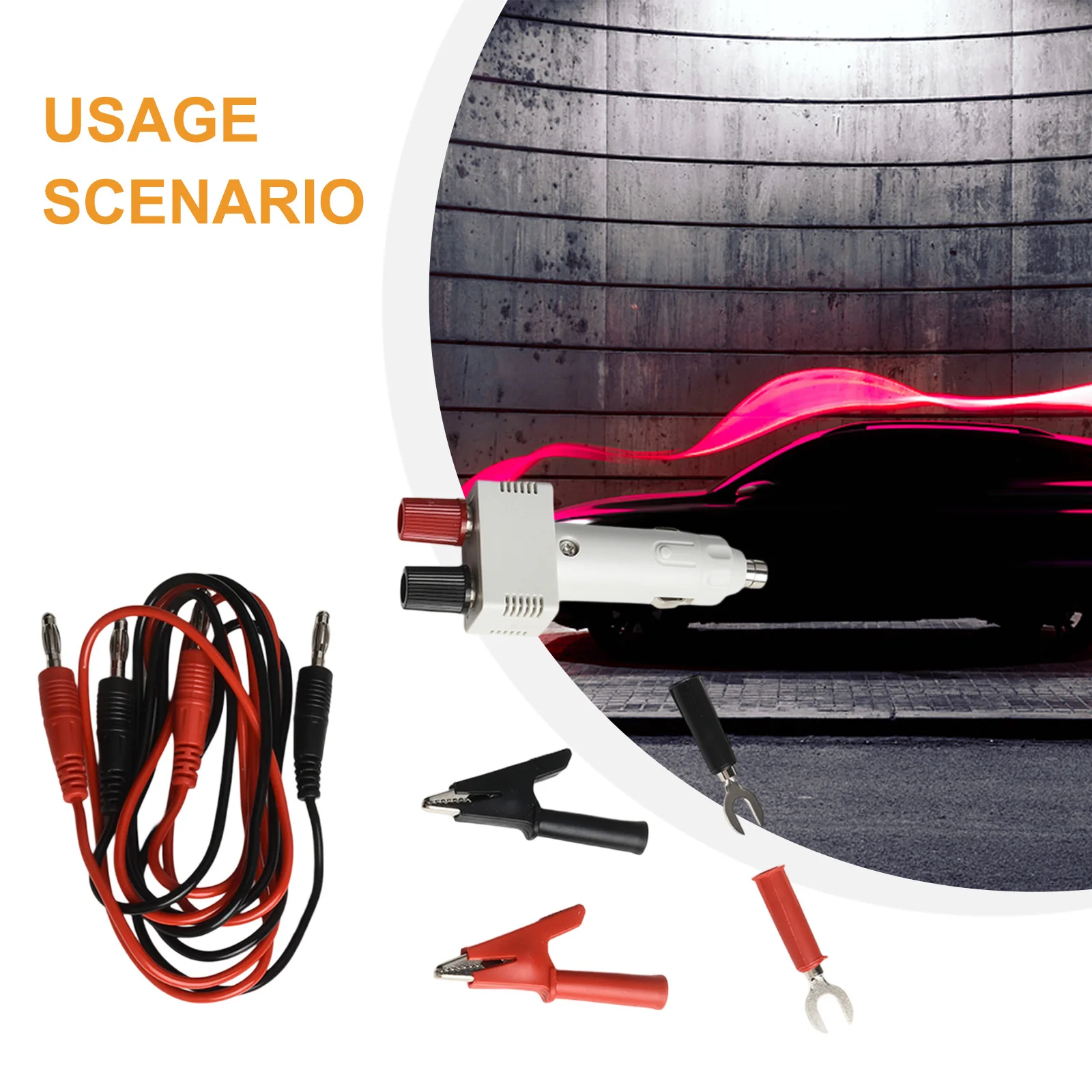 Connector Tool Kit Car Power Cord Car Testing Tools 12V Power Supply Extension Breakdown Voltage 1000V Copper ABS Construction
Connector Tool Kit Car Power Cord Car Testing Tools 12V Power Supply Extension Breakdown Voltage 1000V Copper ABS Construction