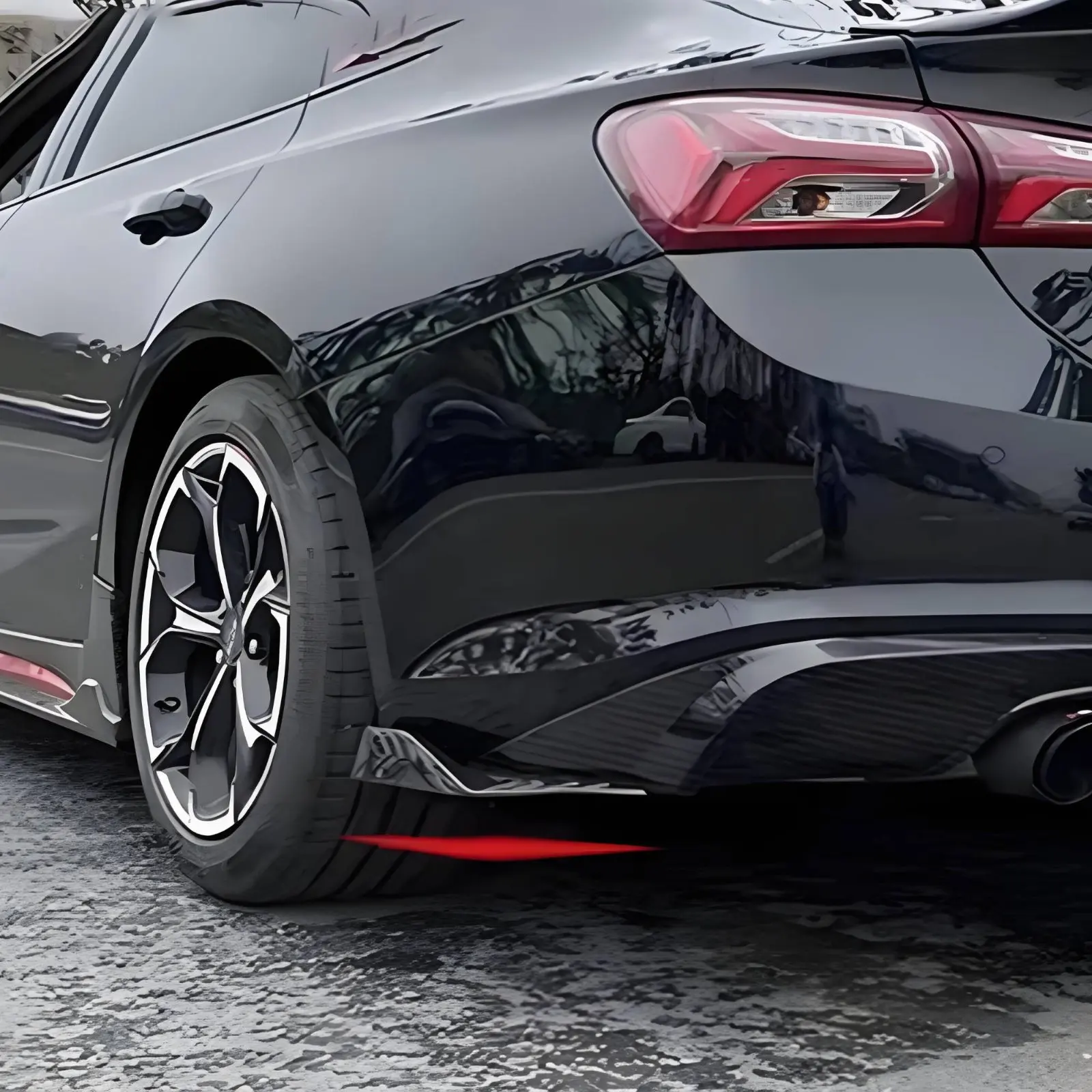 2 Pieces Rear Bumper Corner Splitter Universal Fit Rear Bumper Lip Guard Gloss Black Finish ABS Material for Street Driving
2 Pieces Rear Bumper Corner Splitter Universal Fit Rear Bumper Lip Guard Gloss Black Finish ABS Material for Street Driving