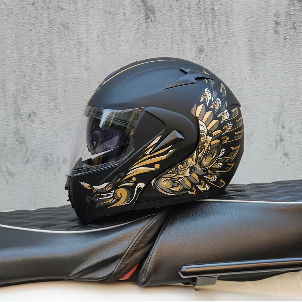MRC Personalised Motorcycle Full Face Helmet Men Women Fashion Dual Lens Helmets Motocross Racing Modular Flip Up Casco Moto
MRC Personalised Motorcycle Full Face Helmet Men Women Fashion Dual Lens Helmets Motocross Racing Modular Flip Up Casco Moto