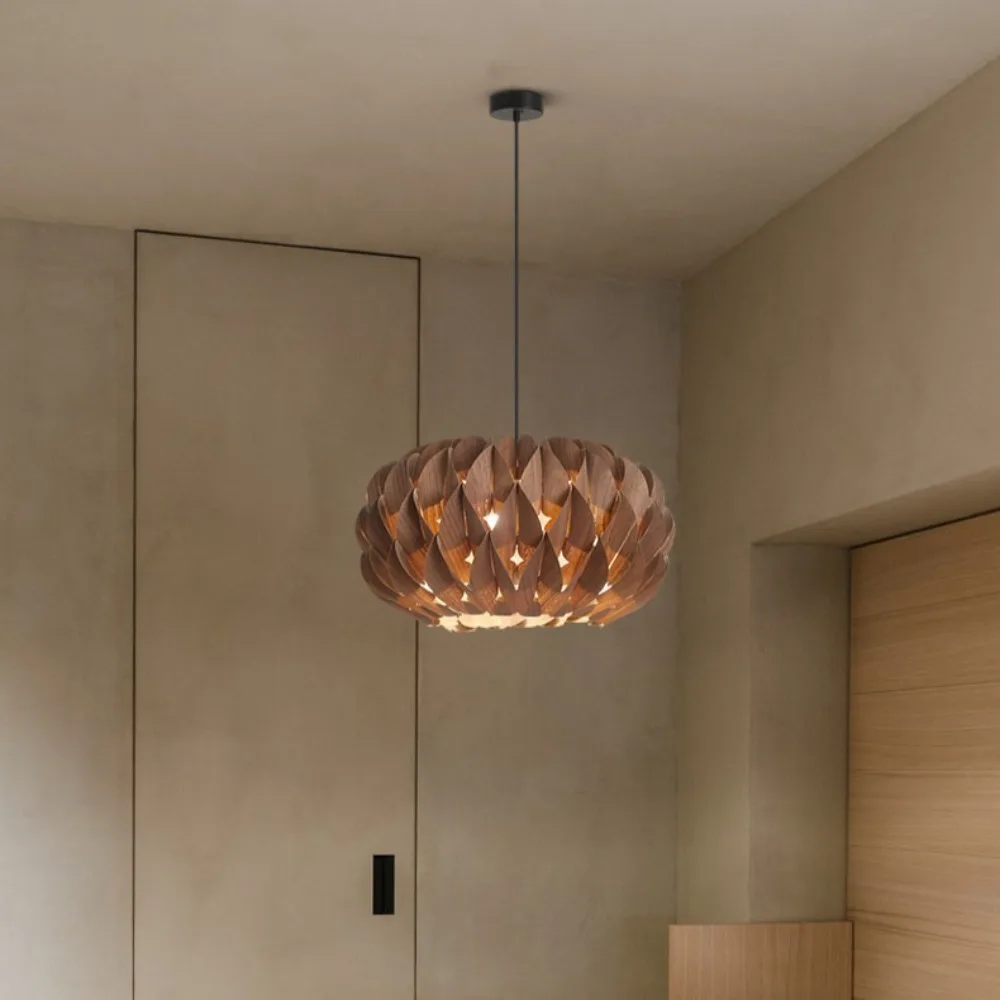 JOYINLED Nordic Chandelier 40CM Creative Wooden Bloom Ceiling Hanging Lamp E27 Chandelier Indoor Light Fixtures for Home Decor
JOYINLED Nordic Chandelier 40CM Creative Wooden Bloom Ceiling Hanging Lamp E27 Chandelier Indoor Light Fixtures for Home Decor